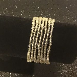 Stackable beaded bracelet set